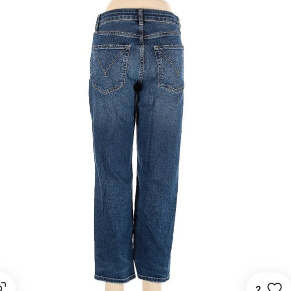 Voyageur By Mersea Ellis Boyfriend Jeans Size 28 Dark Wash - Picture 2 of 5